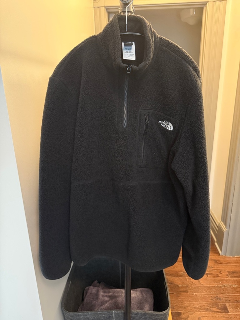 The North Face Black Fleece Half-Zip Pullover